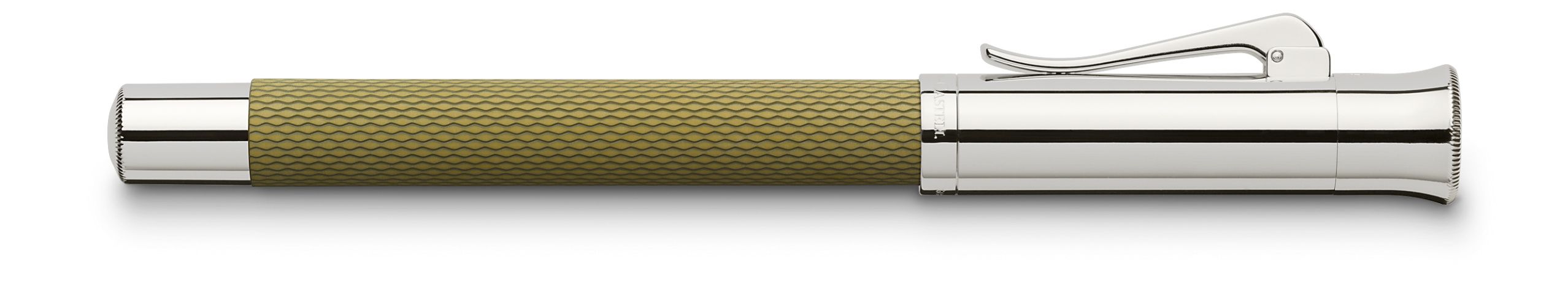 Fountain pen Guilloche Olive Green Medium