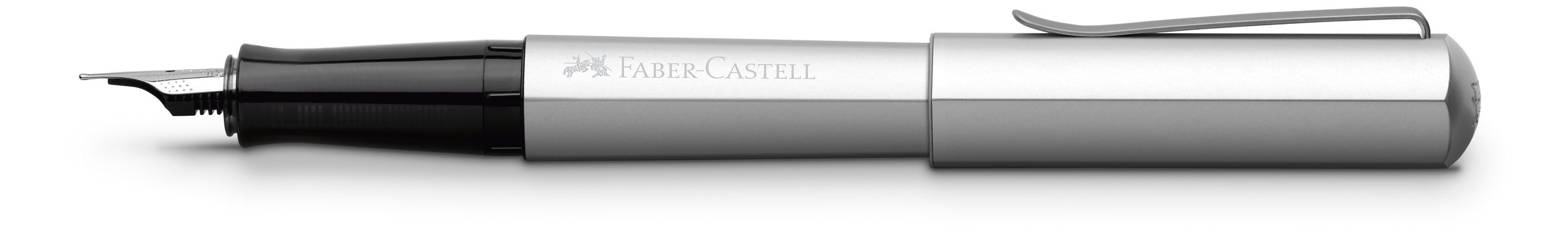 Fountain pen Hexo silver fine