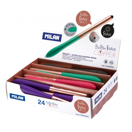 MILAN Astuccio piccolo piatto Copper III, lilla