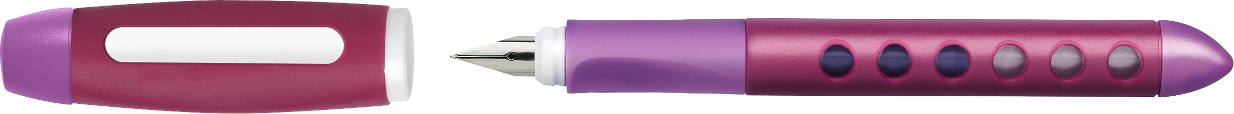 149848_Scribolino school fountain pen, left-hander, berry